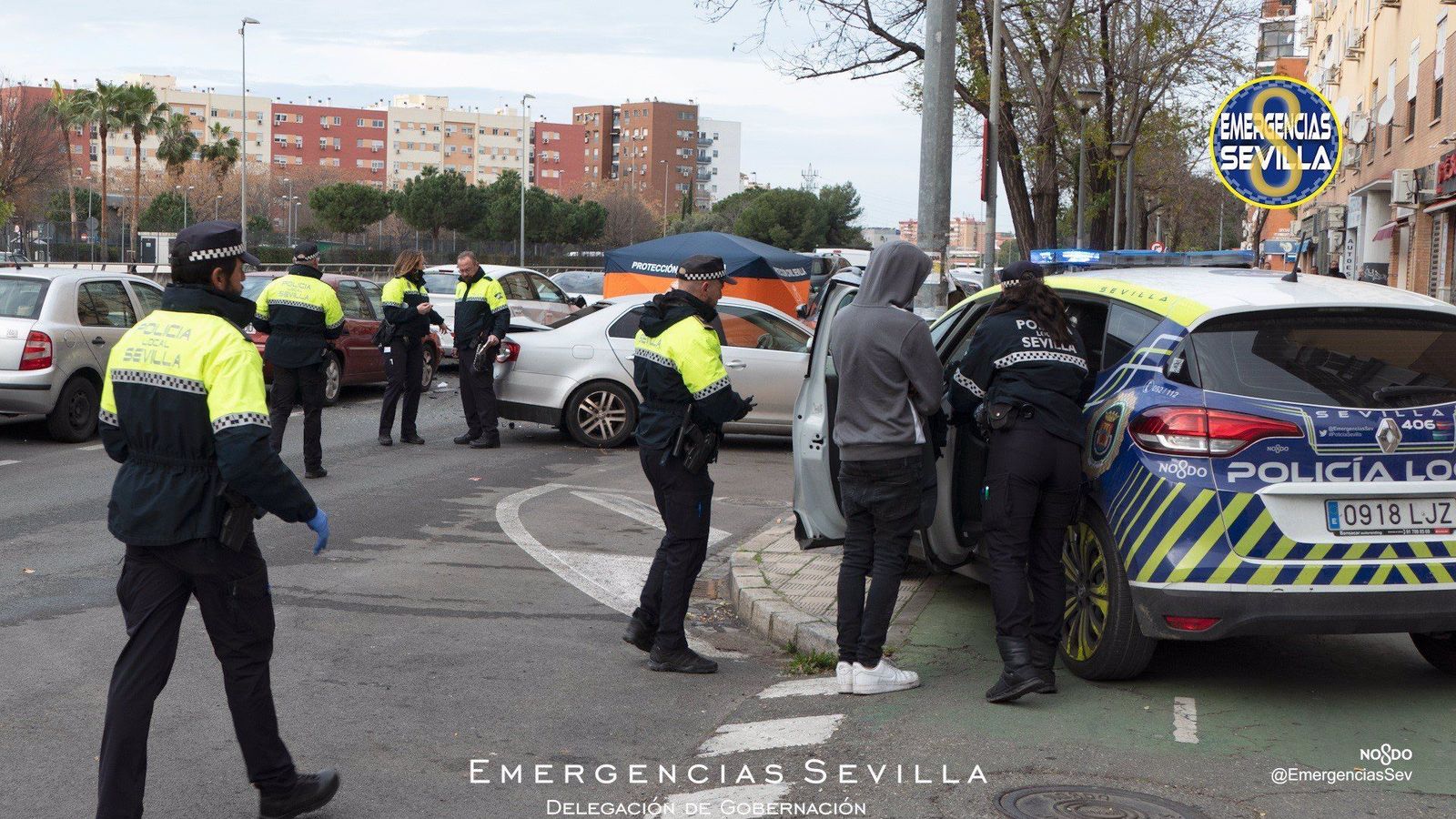 Colisión múltiple en Pino Montano, con una víctima mortal.   EMERGENCIAS SEVILLA