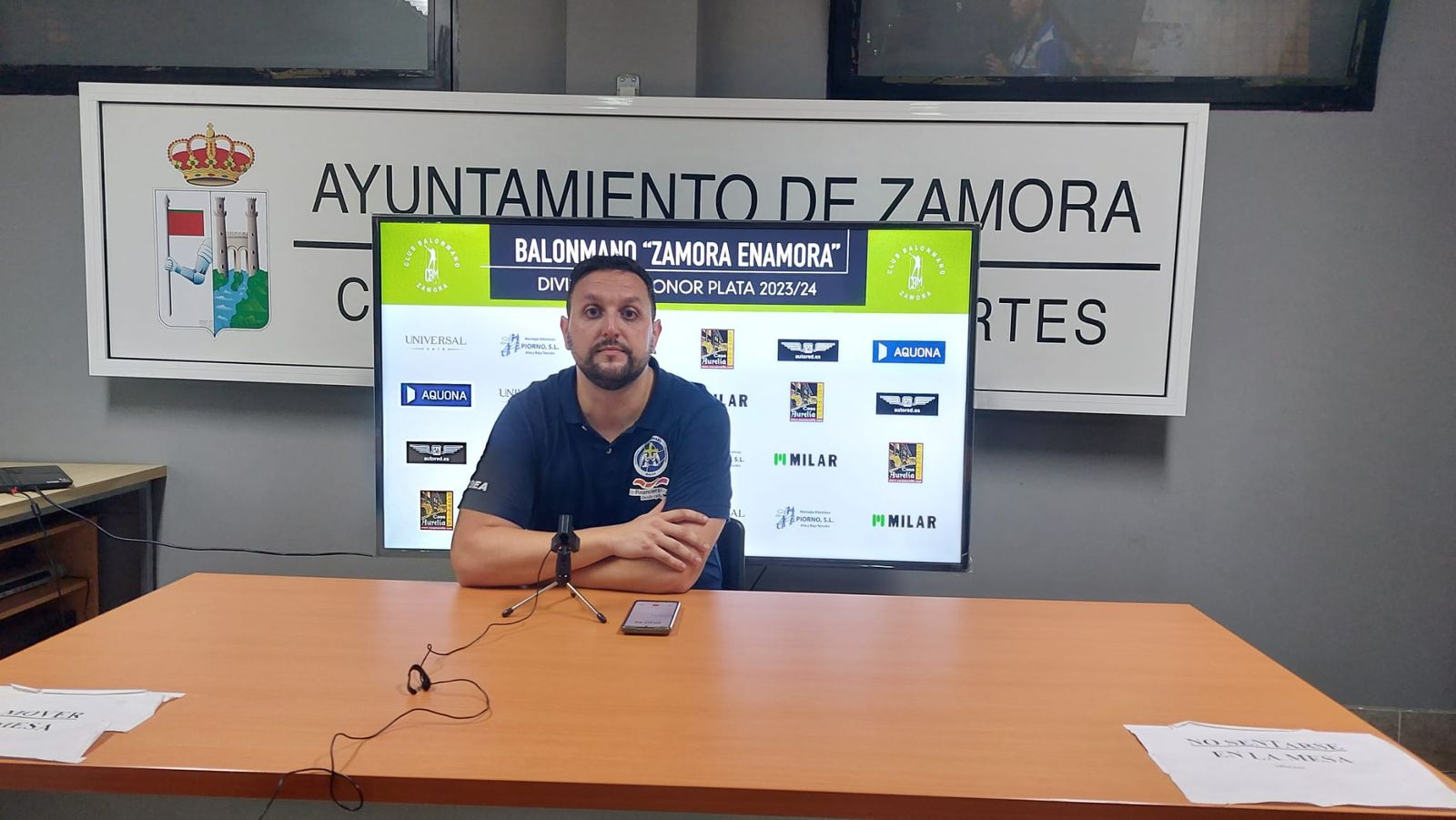 Ricardo Margareto, extrenador del Balonmano Zamora y actual técnico del Base Oviedo.