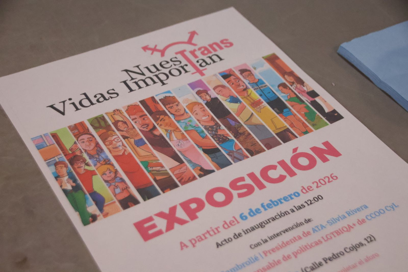 Exposición sobre la infancia de personas transexuales