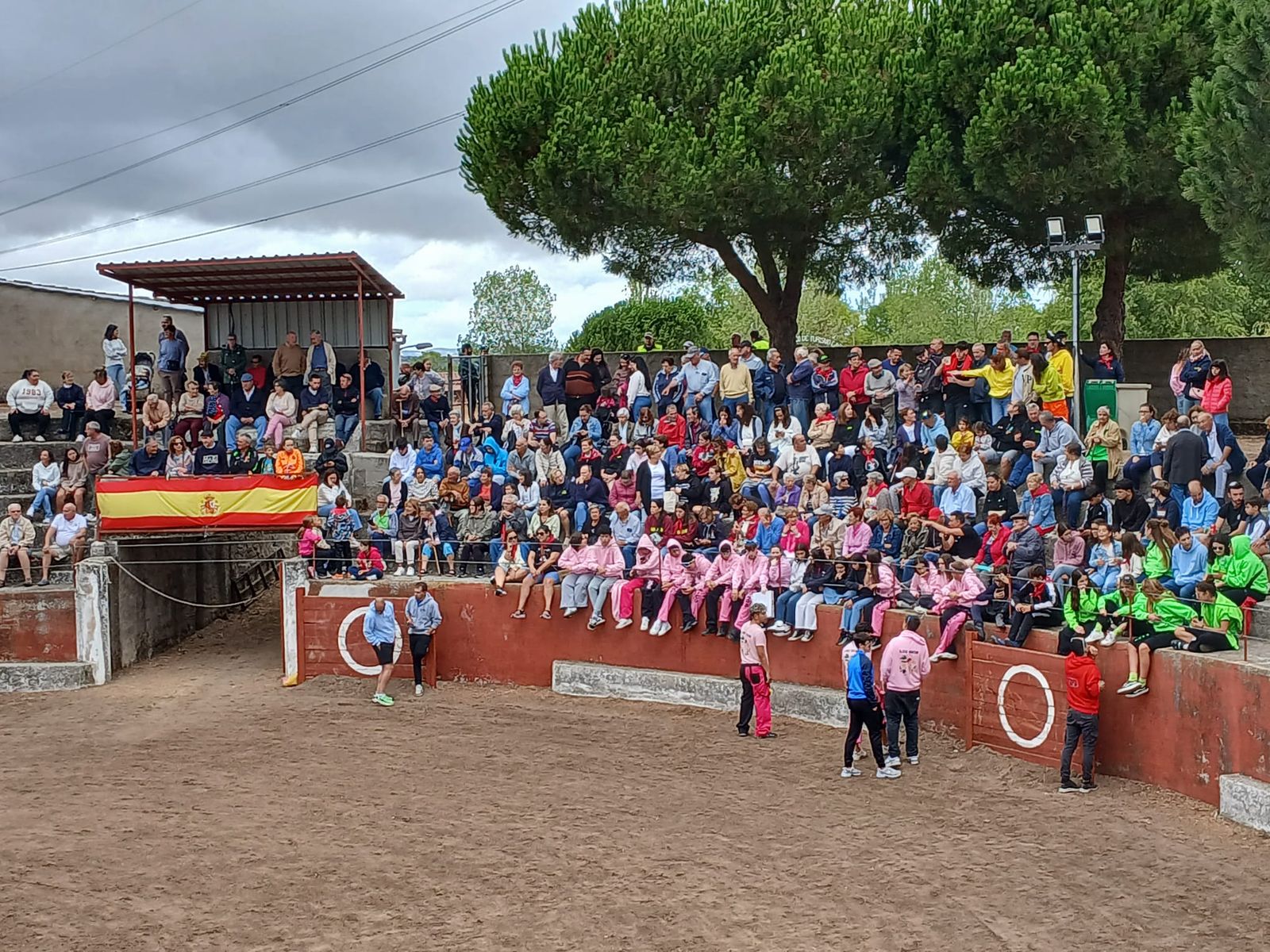 Segundo encierro con novillos de Valdeflores en Pereña de la Ribera