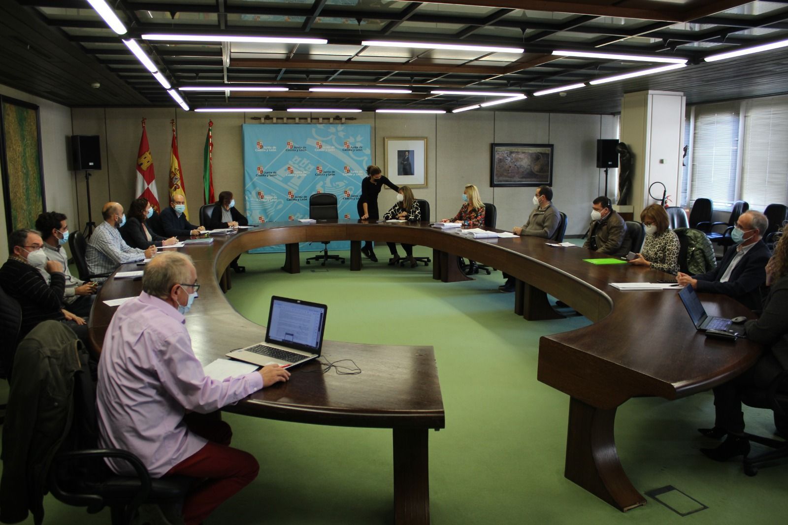 La delegada territorial en la Comisión Territorial de Medio Ambiente y u...