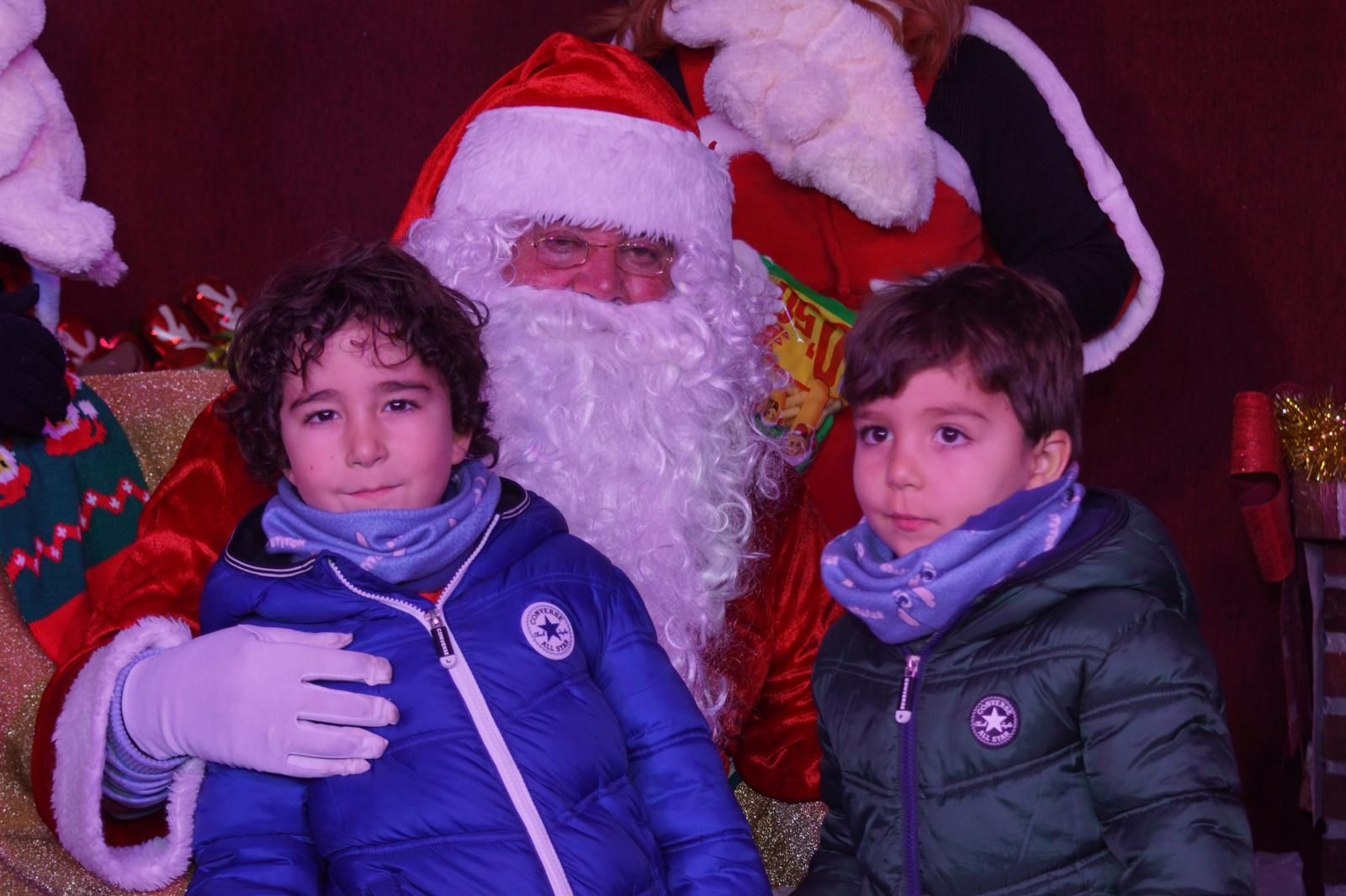 El Encinar recibe la visita de Papa Noel