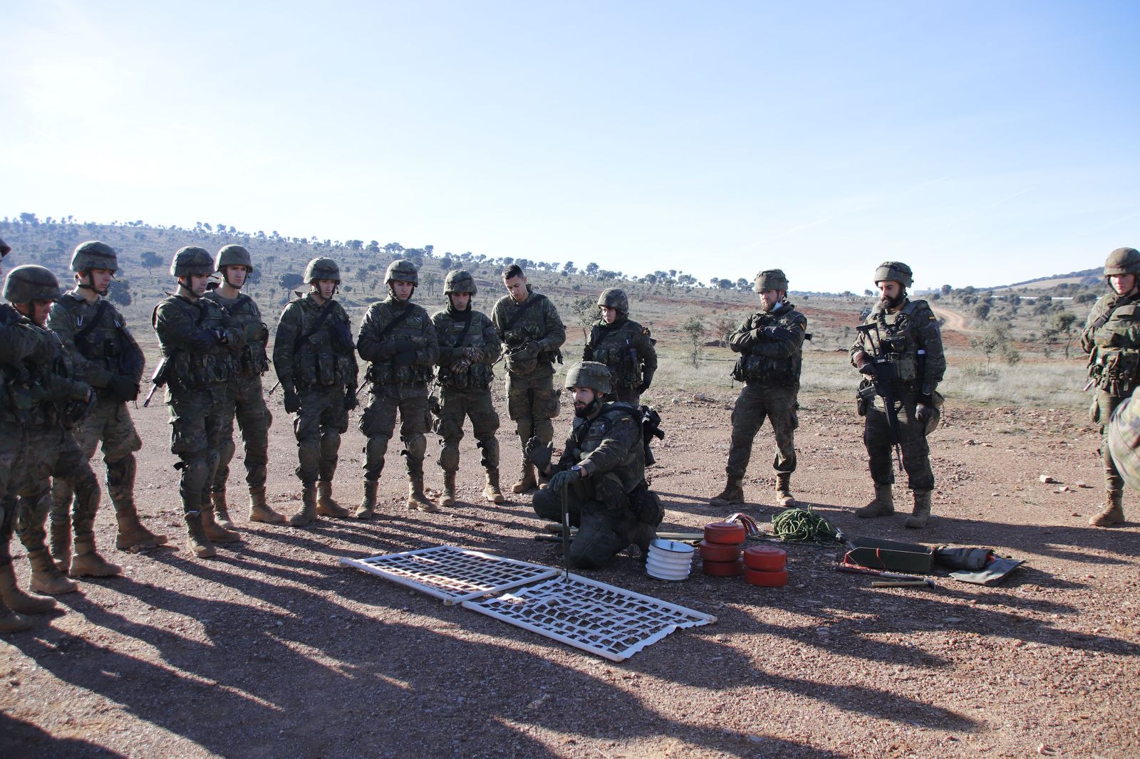 Entrenamientos de militares en Los Montalvos | Fotos: Andrea M