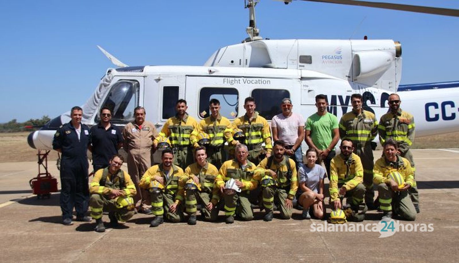 Incendios forestales, base helitransportada de El Maillo