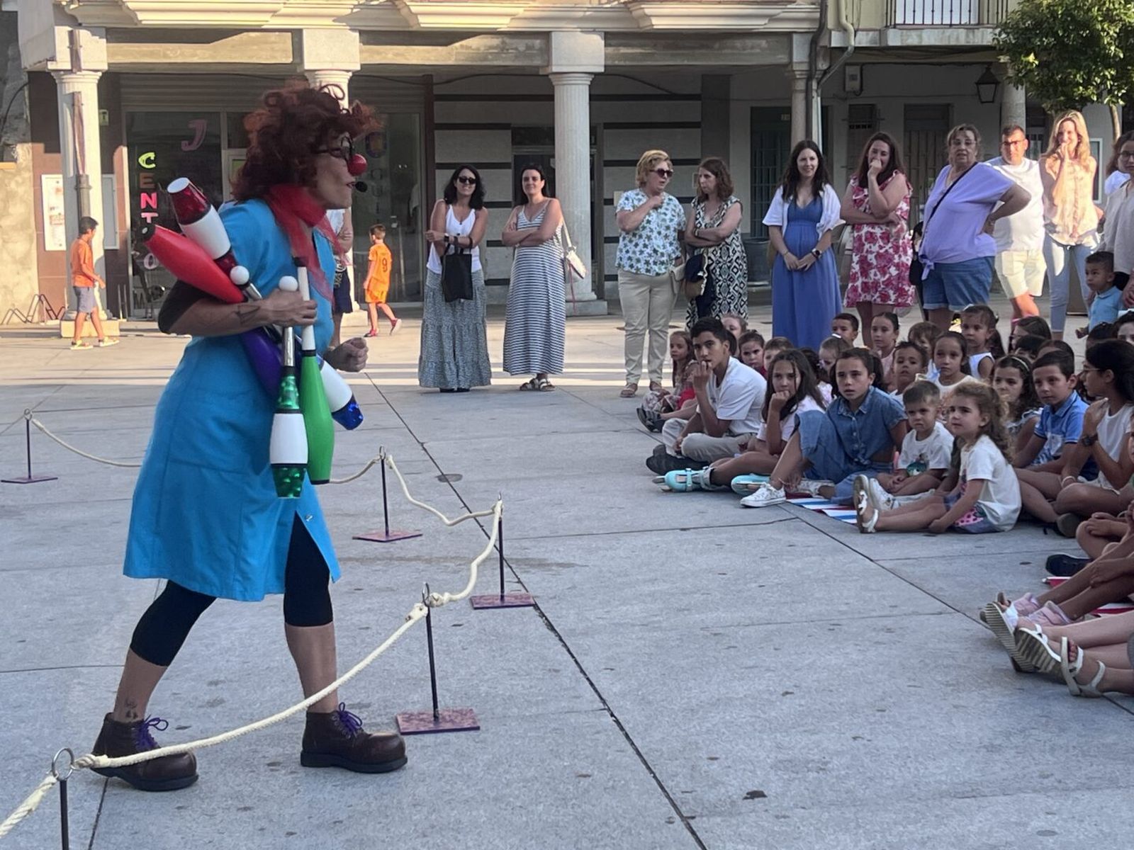 Guijuelo espectáculo de acrobacias ‘Clown Talent’