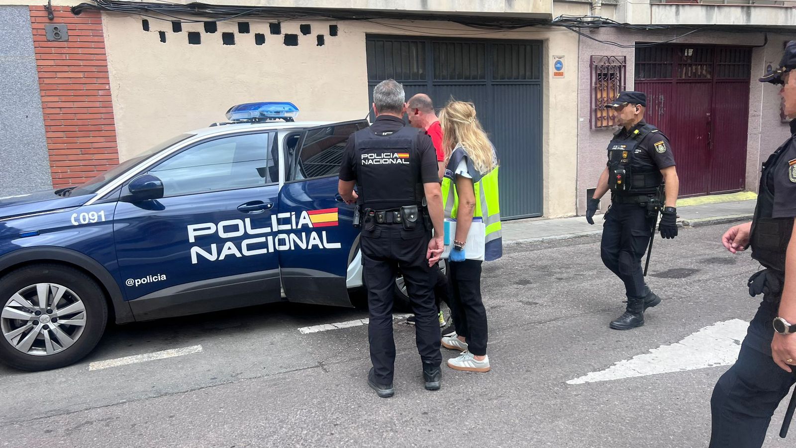 Un detenido en una operación de Policía Nacional en el barrio Vidal (16).jpeg