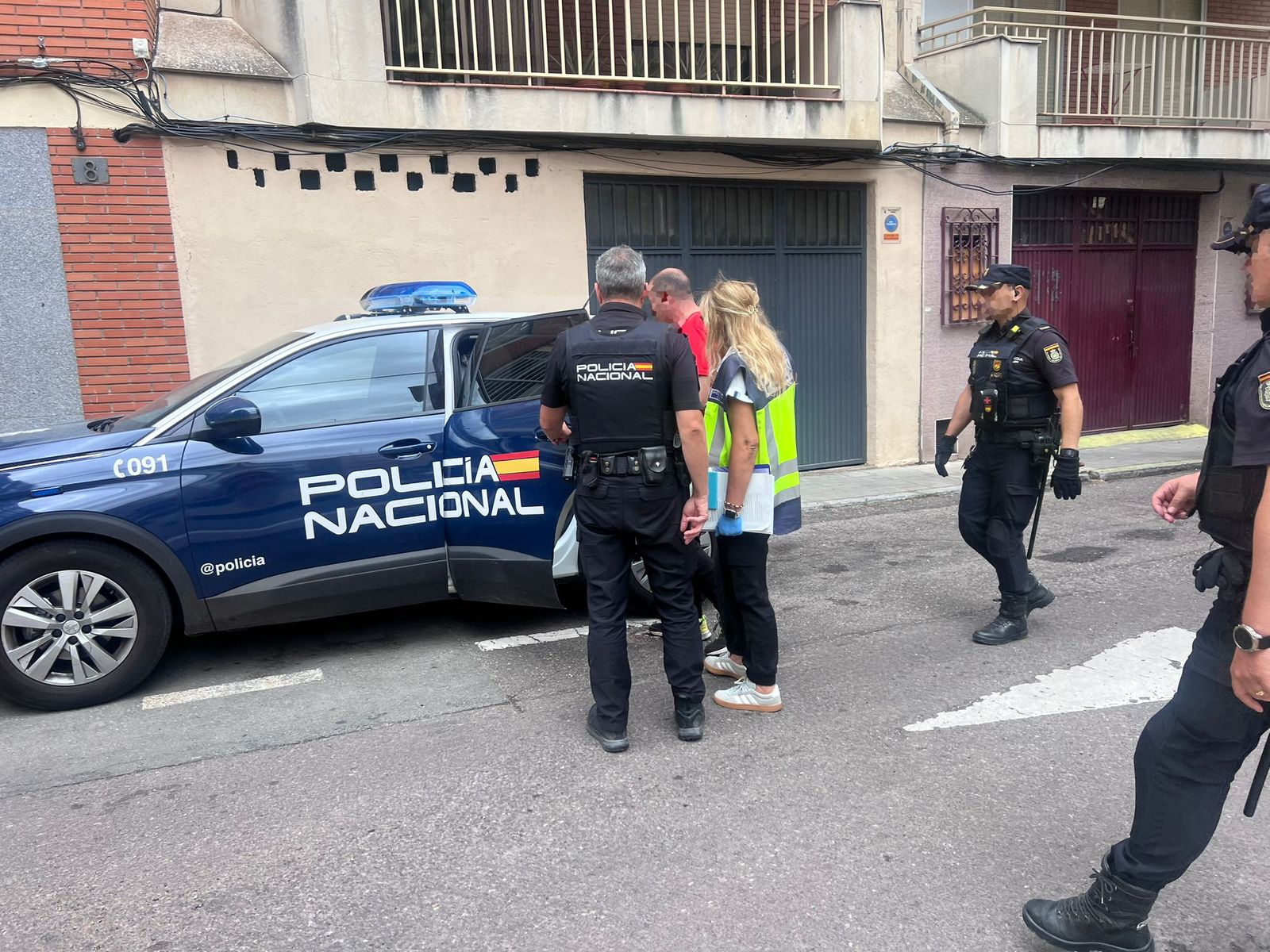 Un detenido en una operación de Policía Nacional en el barrio Vidal (16).jpeg