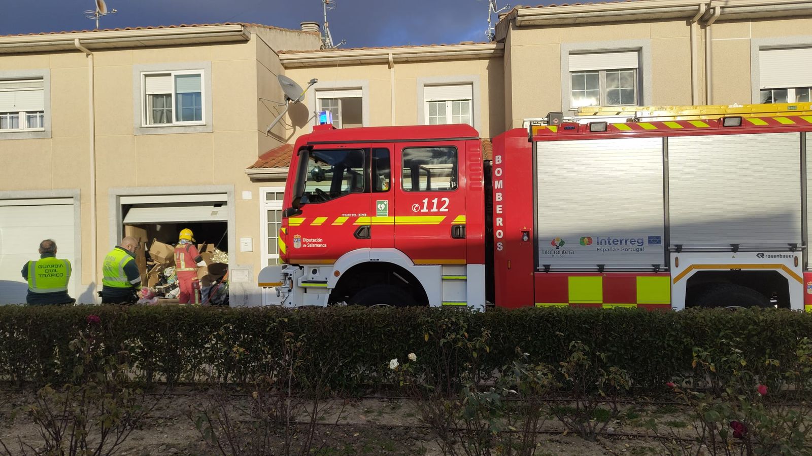 Fuego en un domicilio de Almenara