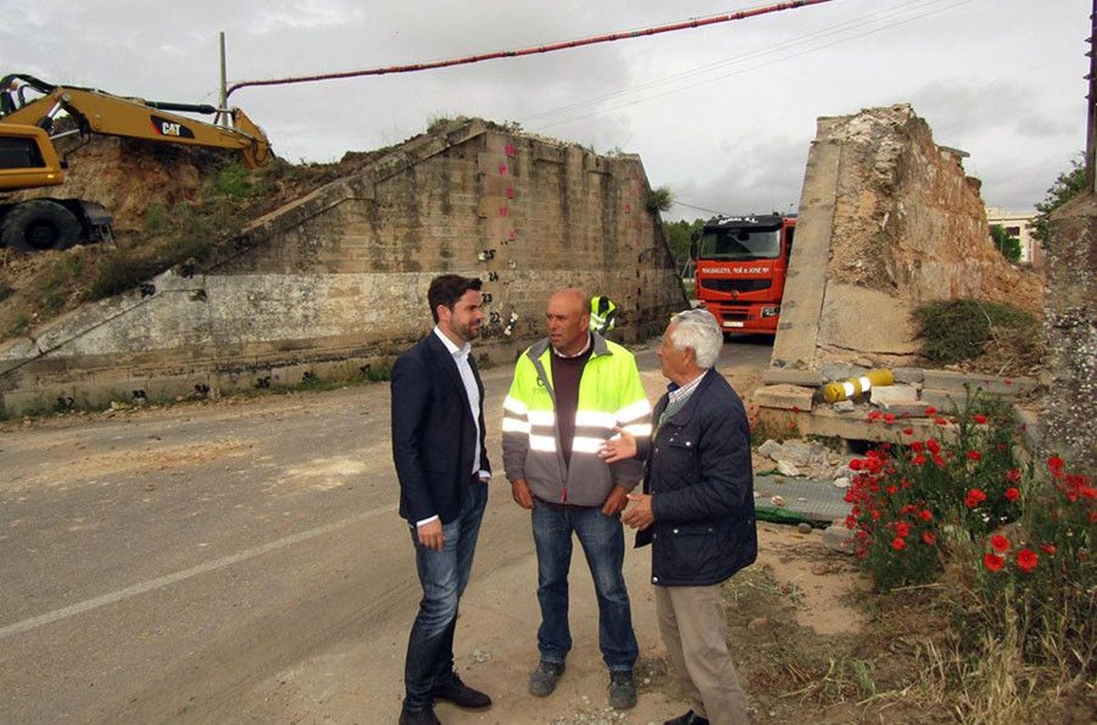 02 Ayto. Zamora. 08 05 19. Antidio Fagúndez  y Artemio Pérez visitan obras paso ferrocarril Pinilla
