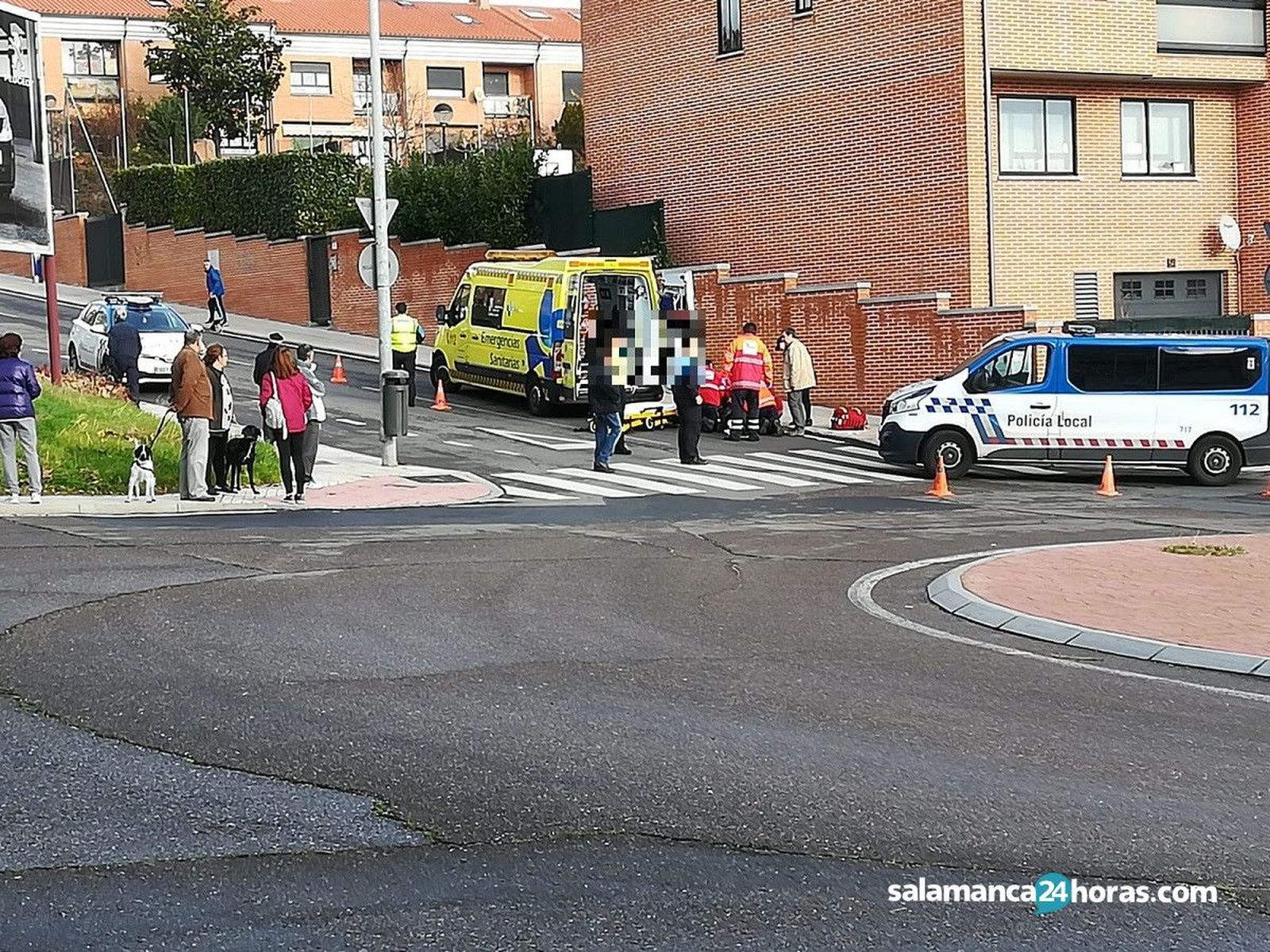 Atropello en calle Ponferrada