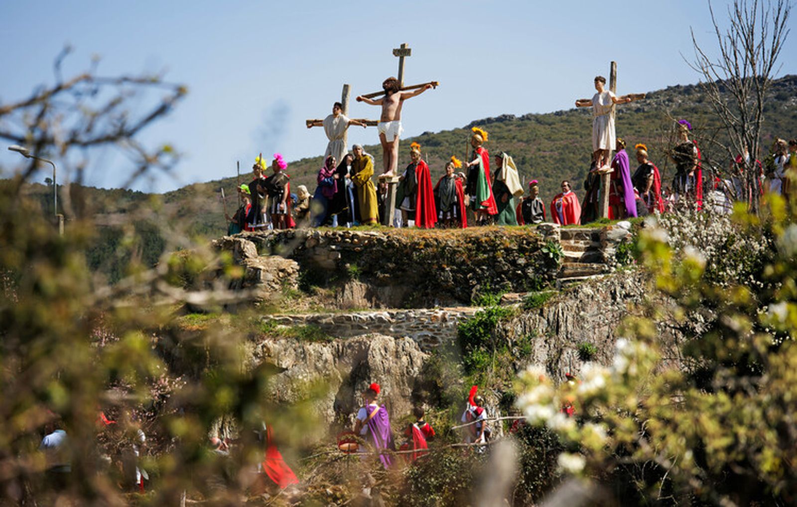 En imágenes la Pasión Viviente de Serradilla del Arroyo, declarada Fiesta de Interés Turístico Regional