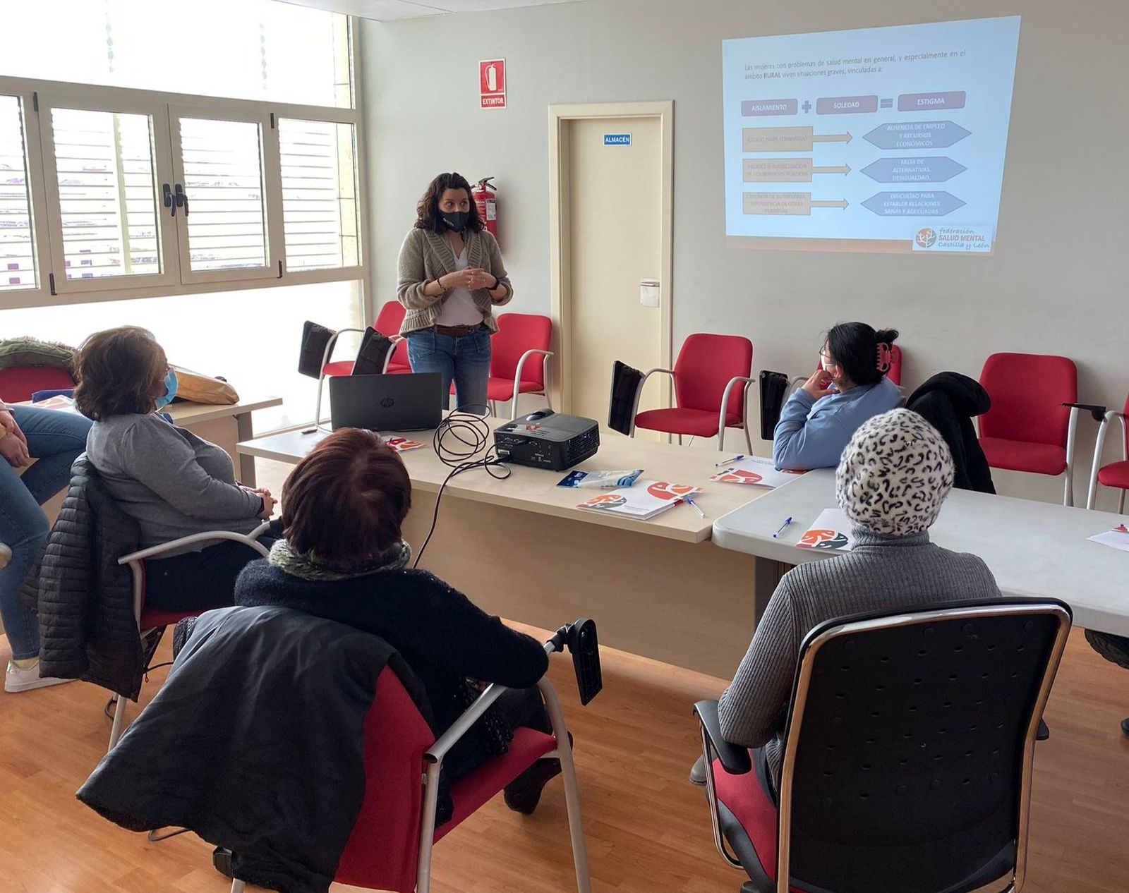 Taller empoderamiento de la mujer. Foto Salud Mental