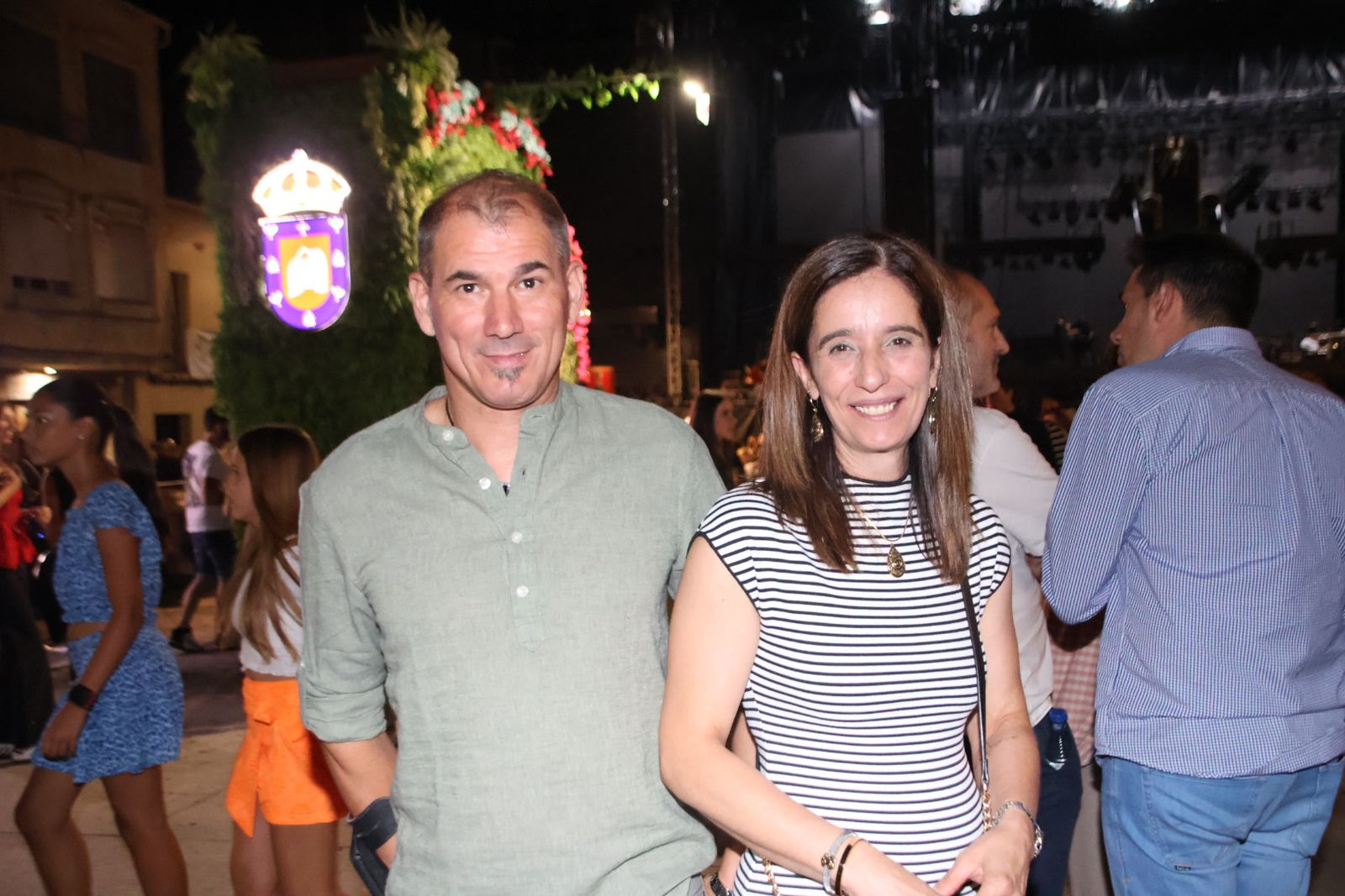 Panorama en la plaza Mayor de Guijuelo