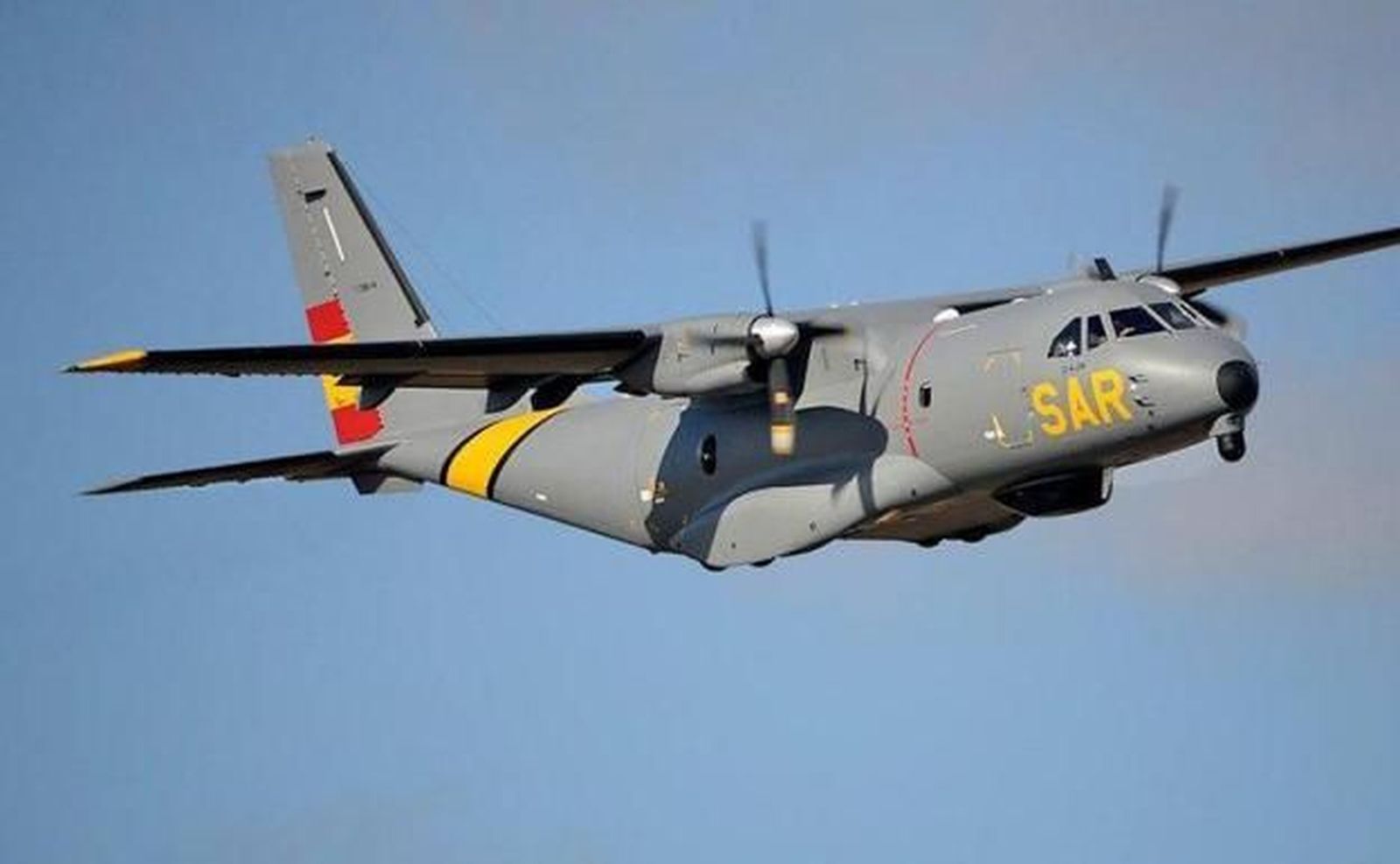 Aeronave del SAR del Ejército del Aire. Foto EP