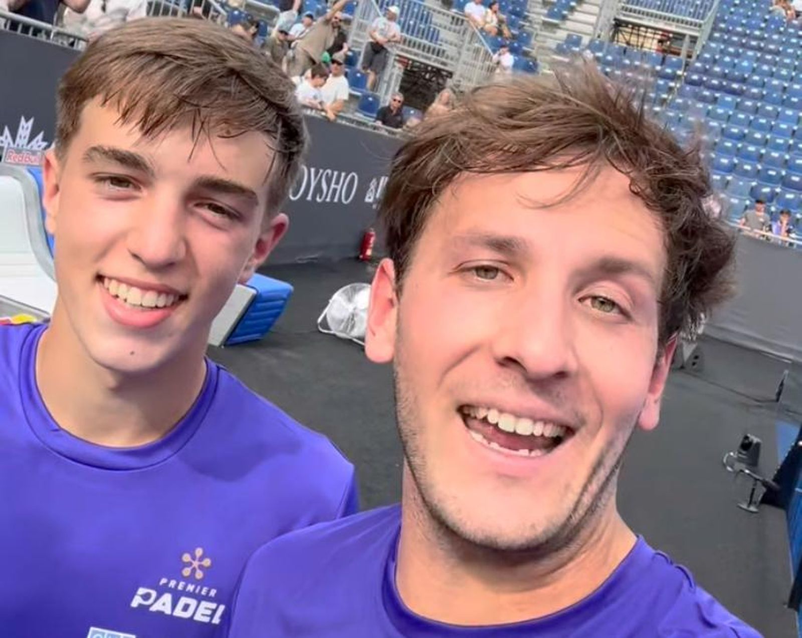 Samu Rivas y Sánchez Arriaga en el Premier Pádel de Valladolid