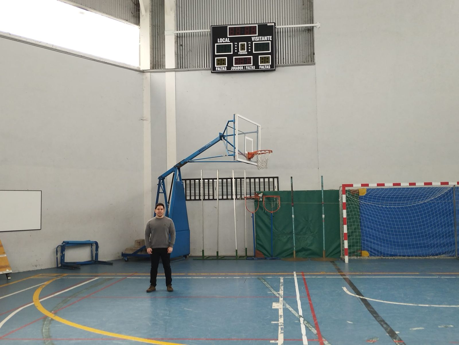 Marcador pabellón Santa Marta