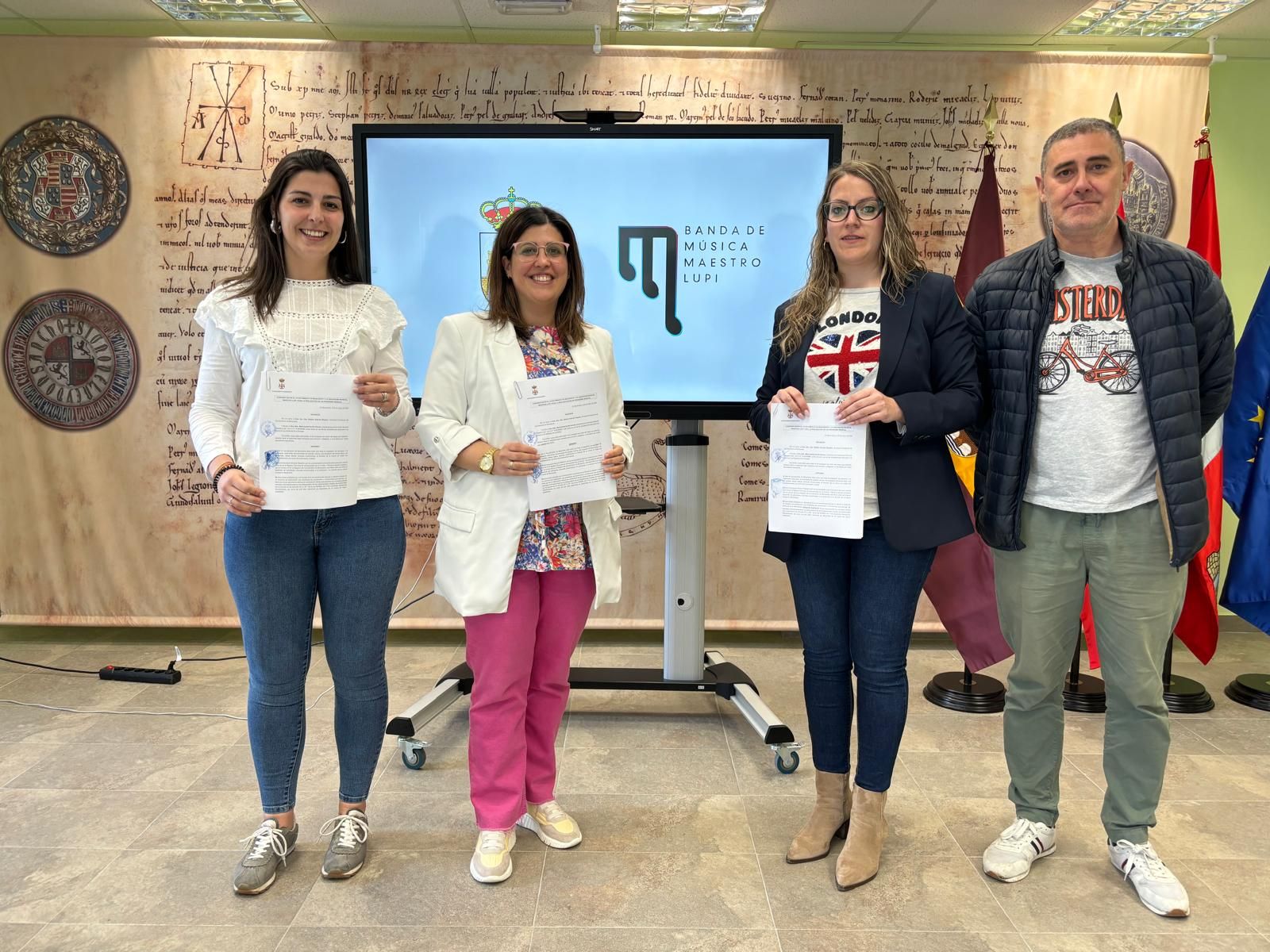 El Ayuntamiento de Benavente y la Banda de Música ‘Maestro Lupi’, un año más de la mano.