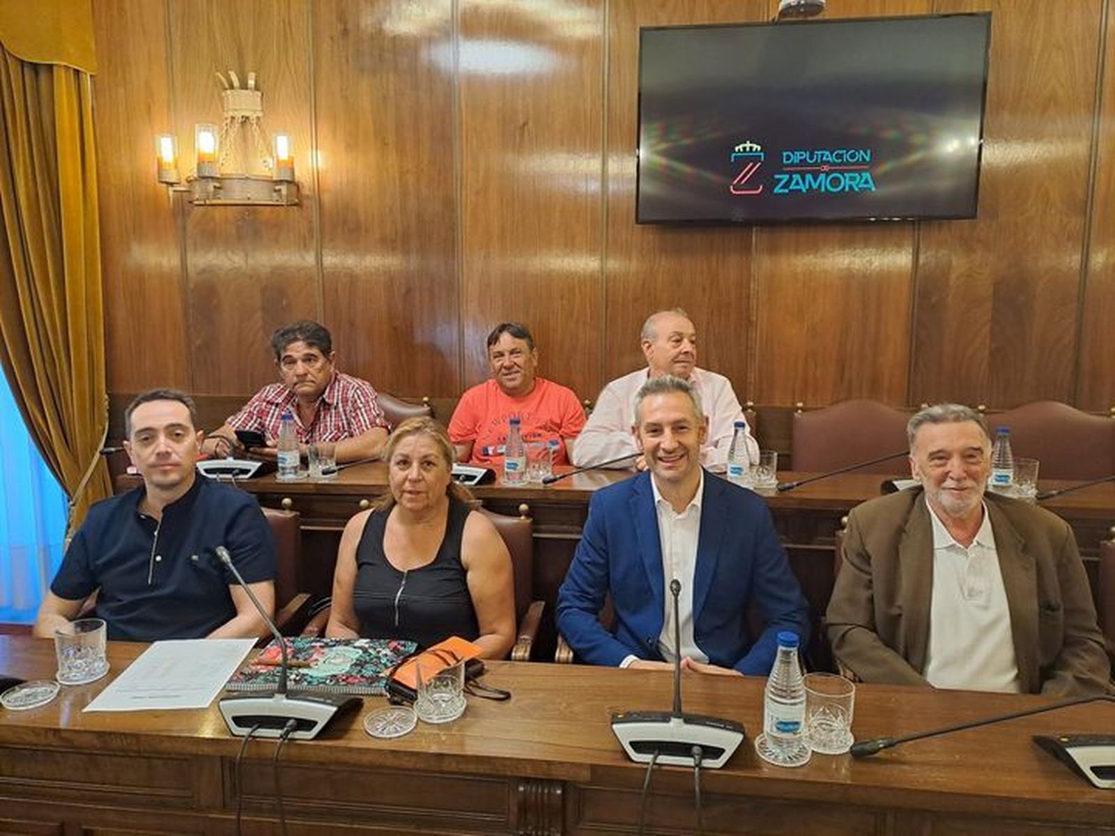 Diputados socialistas en un plen anterior de la cooporación provincial