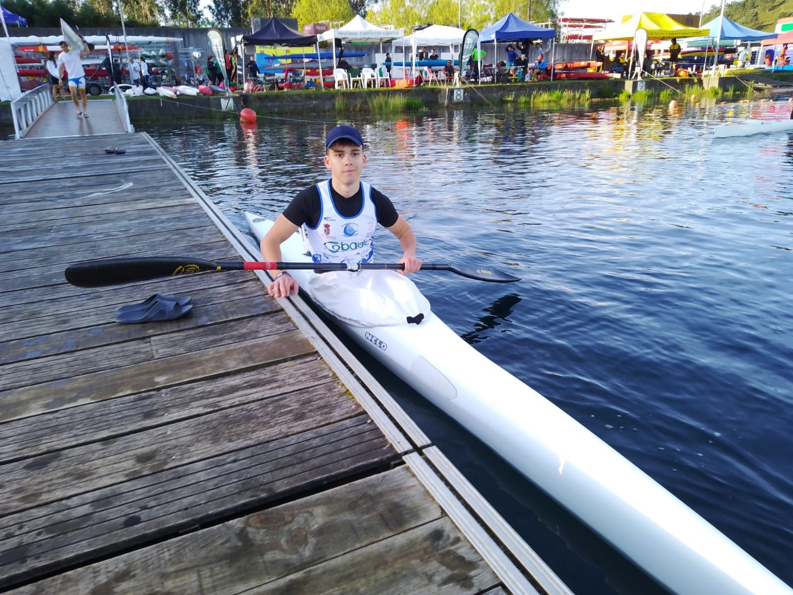 Jon Valtuille, palista del Club Fluvial de Villaralbo.