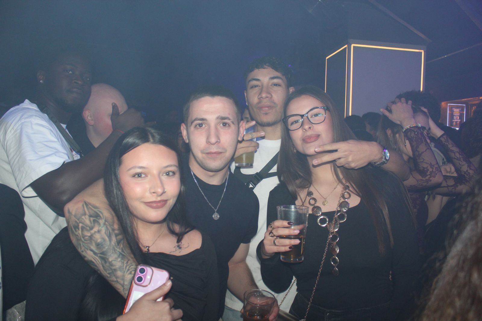 Salamanca de noche, sabado 28 de febrero