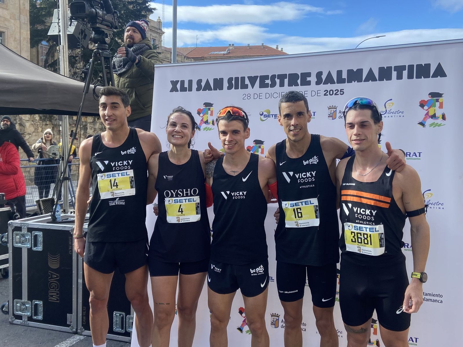 Pablo Sánchez y Gema Martín Borgas, ganadores de la San Silvestre 2025