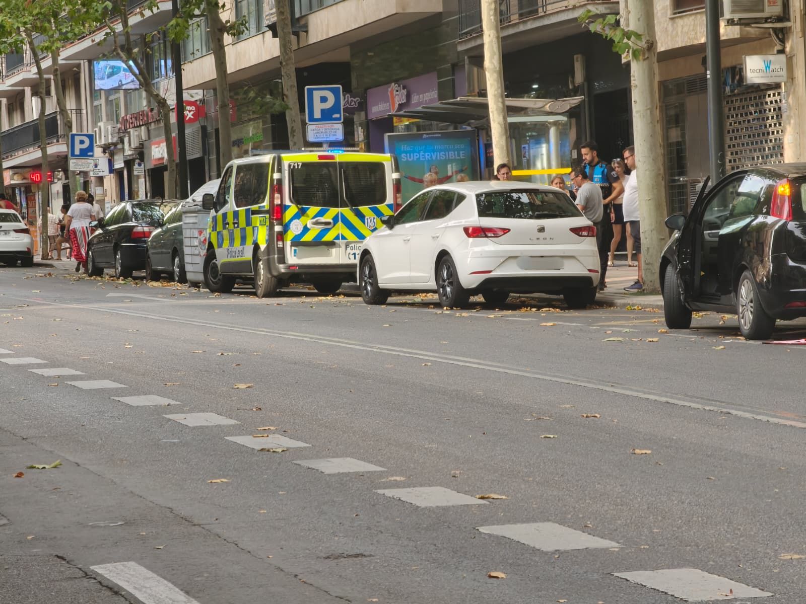 Atropello en la calle Maria Auxiliadora