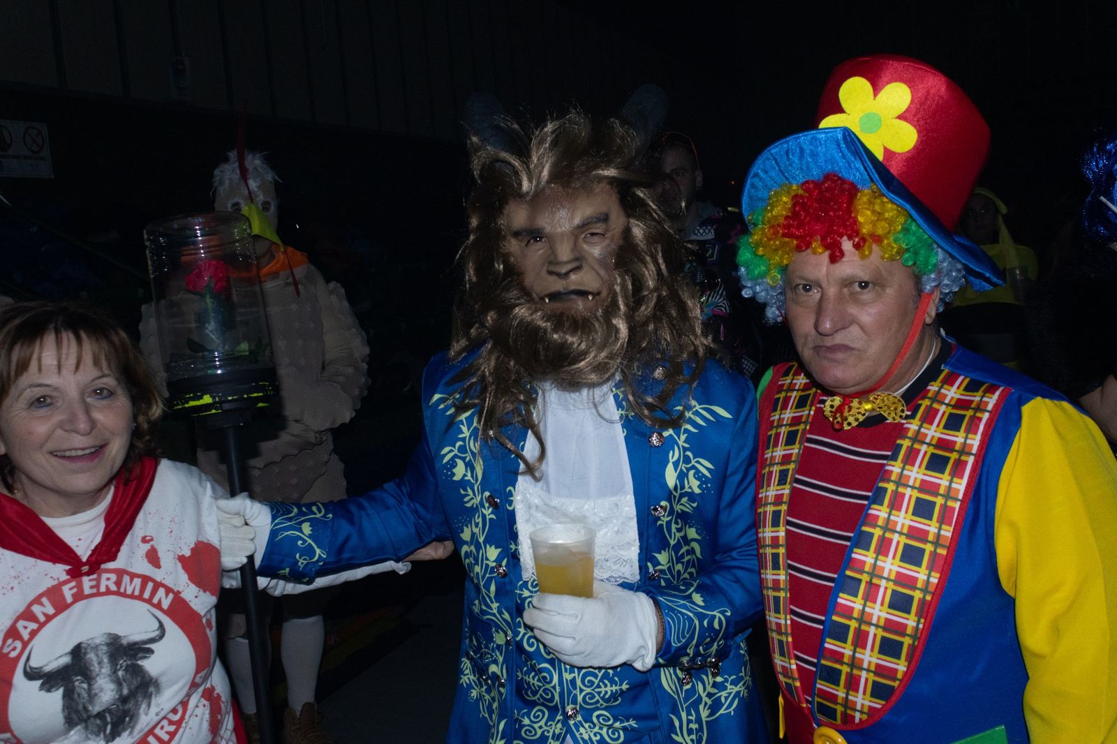 Salamanca de noche, sábado del Carnaval del Toro de Ciudad Rodrigo