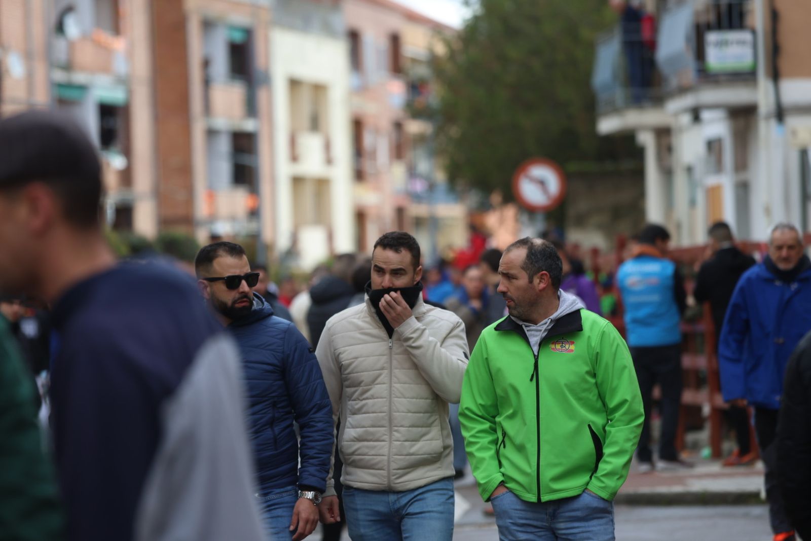 Ambiente del Encierro tradicional del lunes 17 de febrero