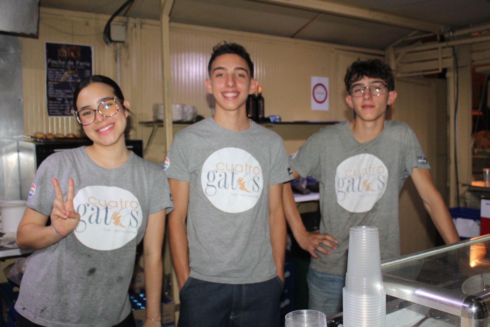 Ambiente en la Feria de Día en la tarde de este