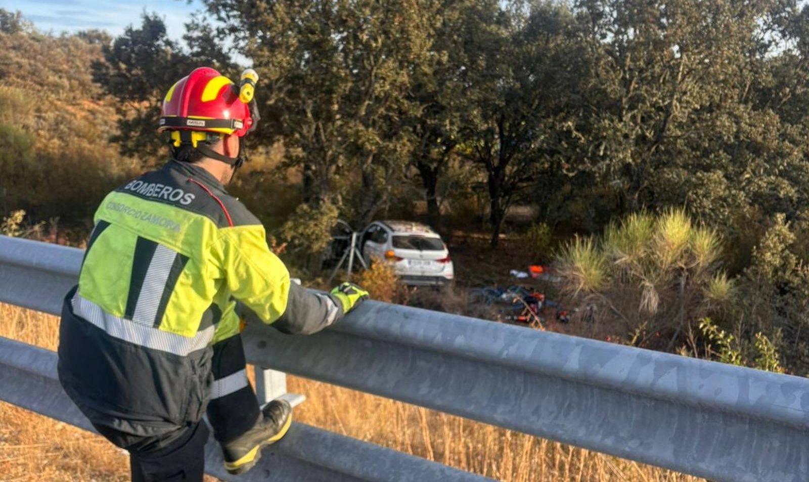 Accidente en la A 52. Archivo