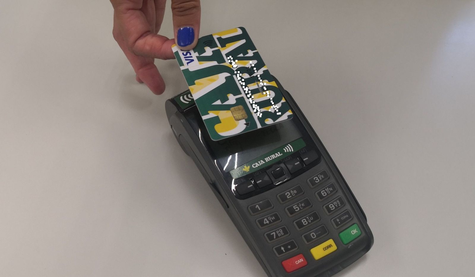 FOTO TPV TARJETA credito caja rural
