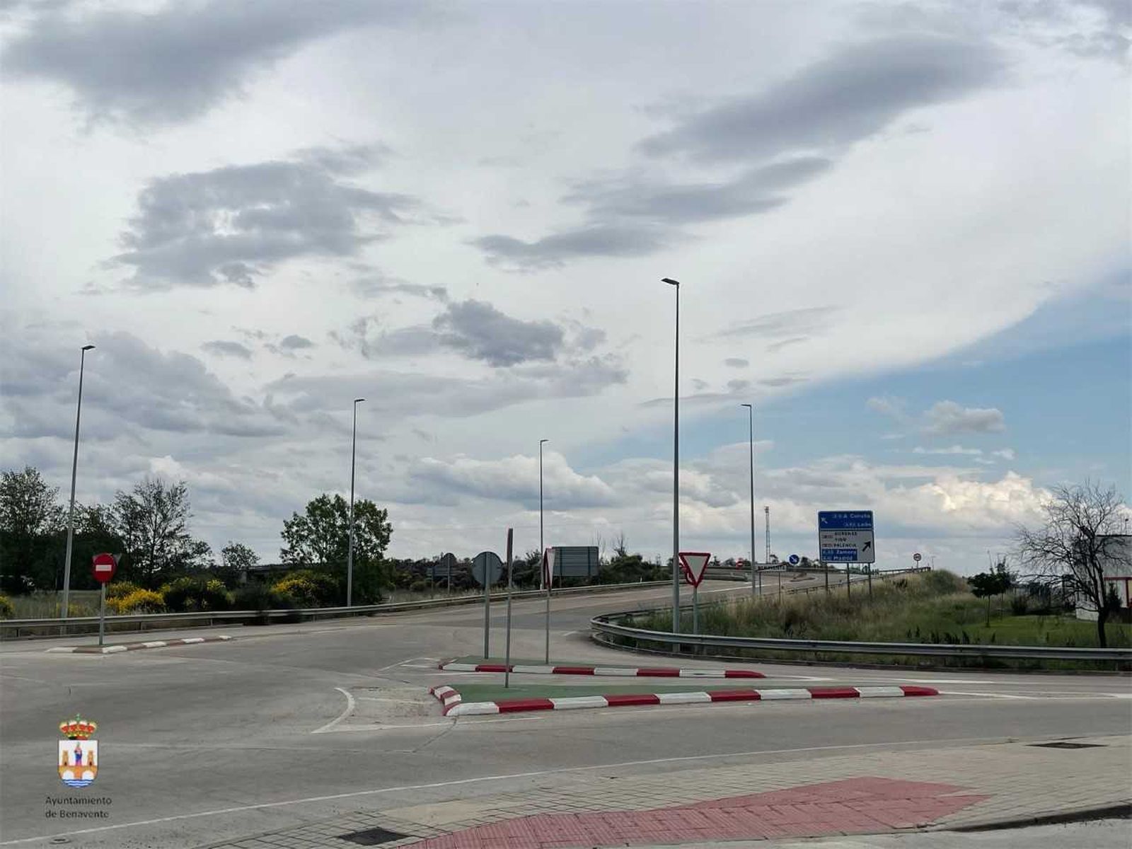 El enlace a la A 6 afectado