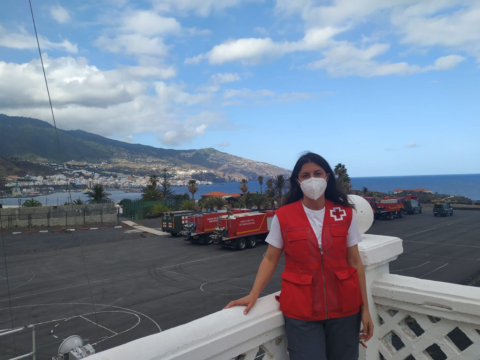 Noelia Chamorro en La Palma