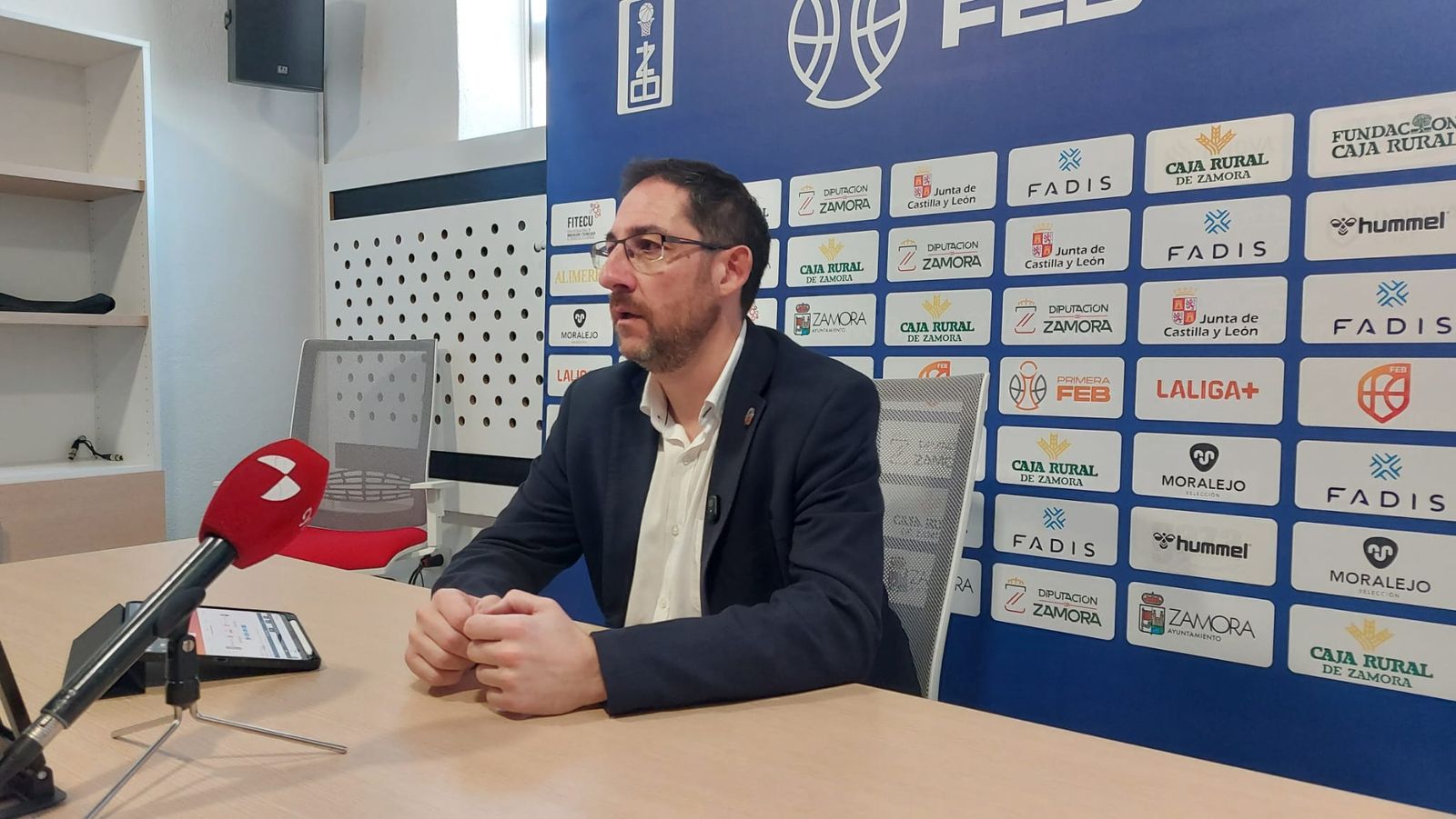 Lolo Encinas, en rueda de prensa este domingo