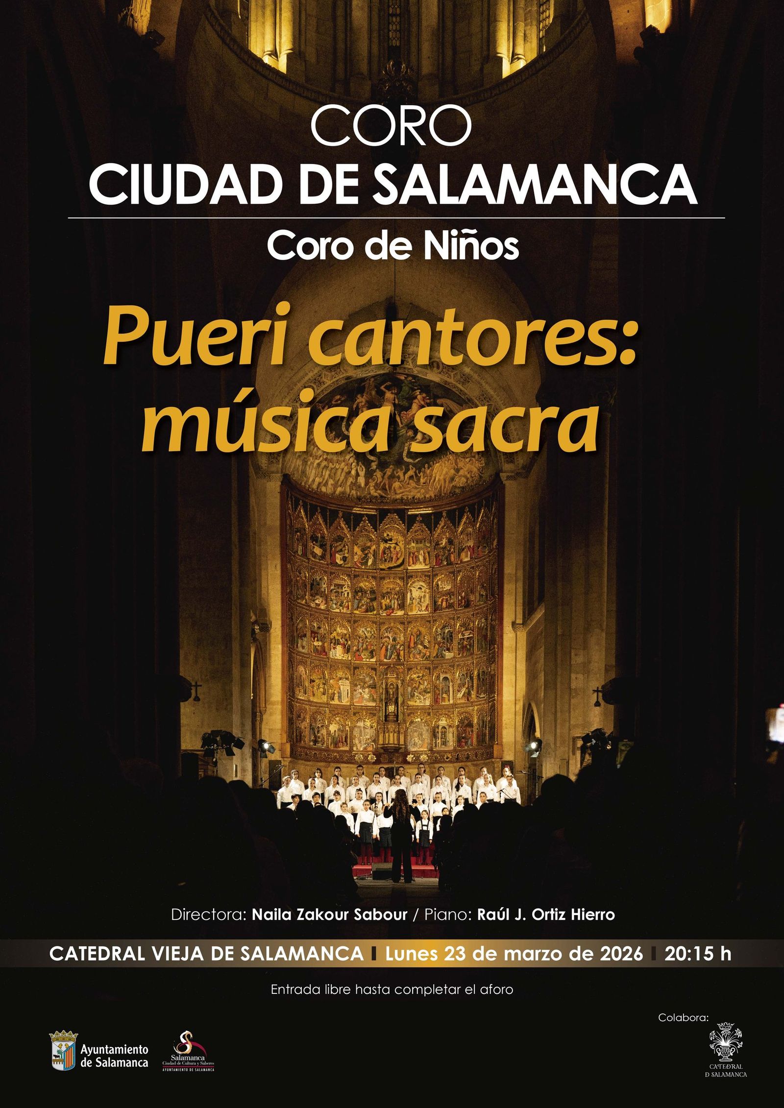 La Catedral Vieja acogerá un concierto de música sacra impartida por el Coro de Niños Ciudad de Salamanca este lunes
