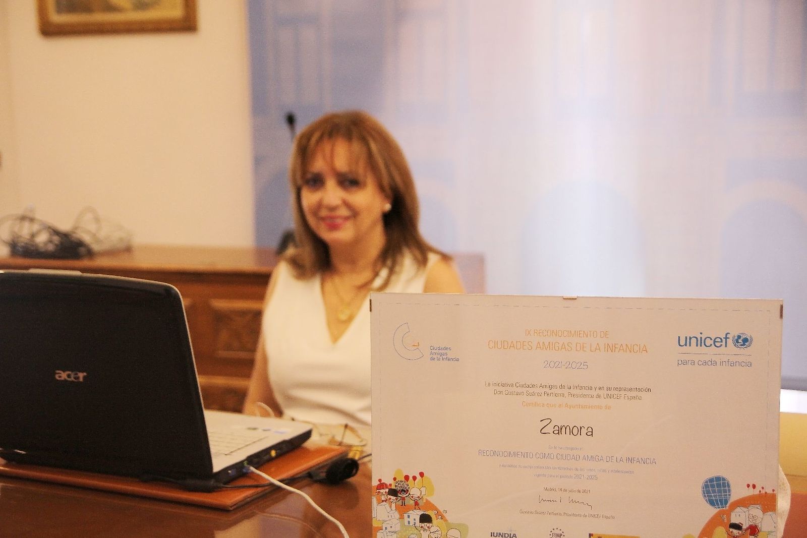 Sello Ciudad Amiga de la Infancia