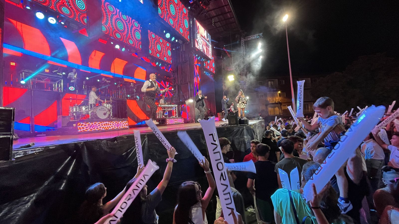 Actuación de la orquesta Panorama en Peñaranda de Bracamonte