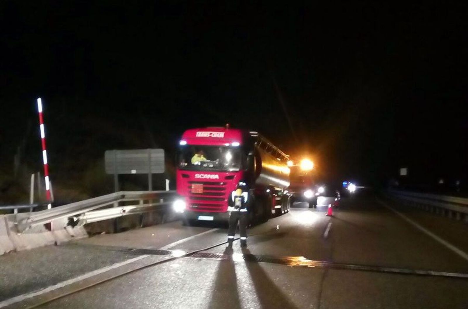 Accidente camion a52 Accidente camion a52