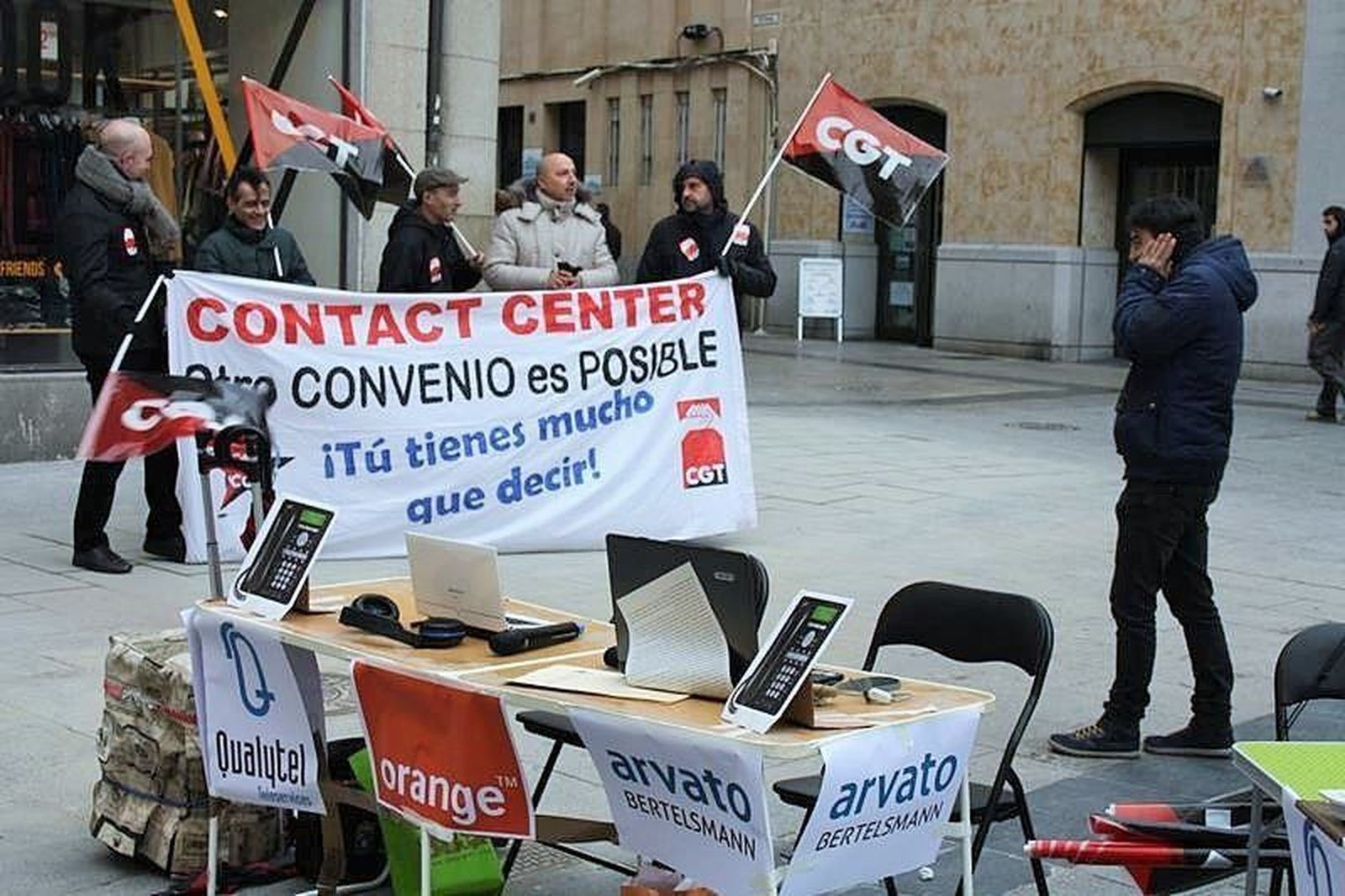 CGT convoca una nueva huelga general en el sector de teleoperadores para este jueves