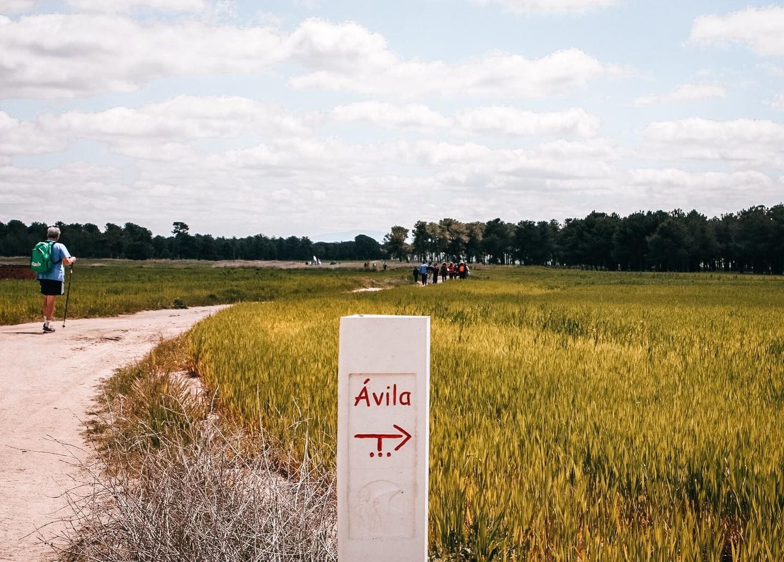 Fotografía del camino por la Ruta De la Cuna al sepulcro. / FOTO: Facebook Ruta teresiana