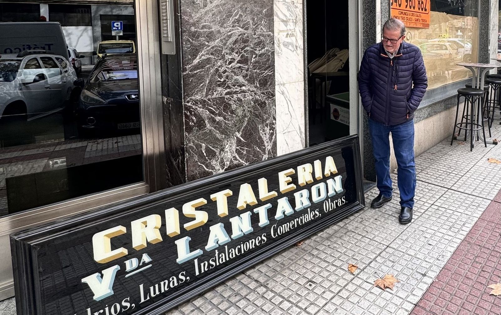 Imagen de la recogida del rótulo Zamora Patrimonio Gráfico