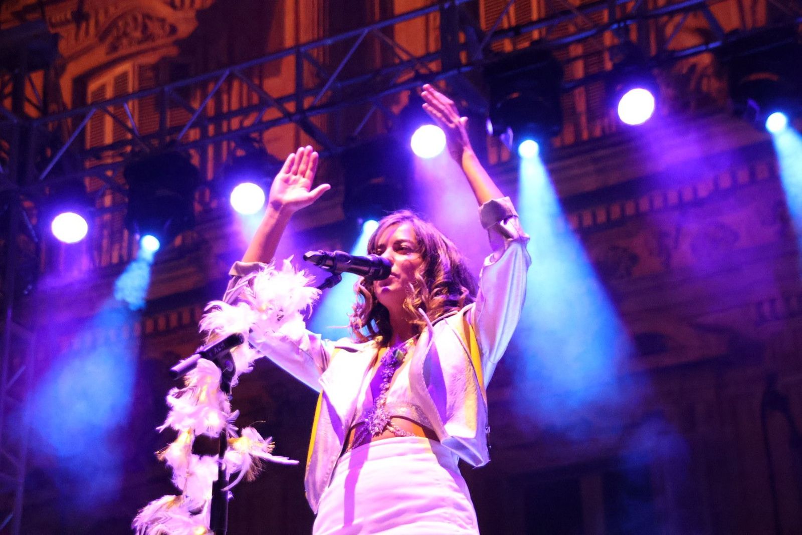 Sofía Ellar en su concierto en Salamanca