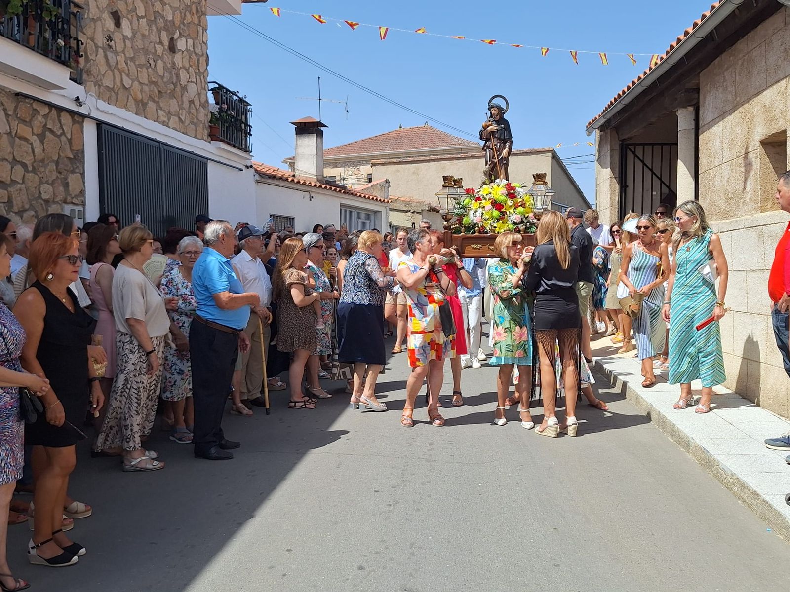 Valdelosa misa y procesión de San Roque