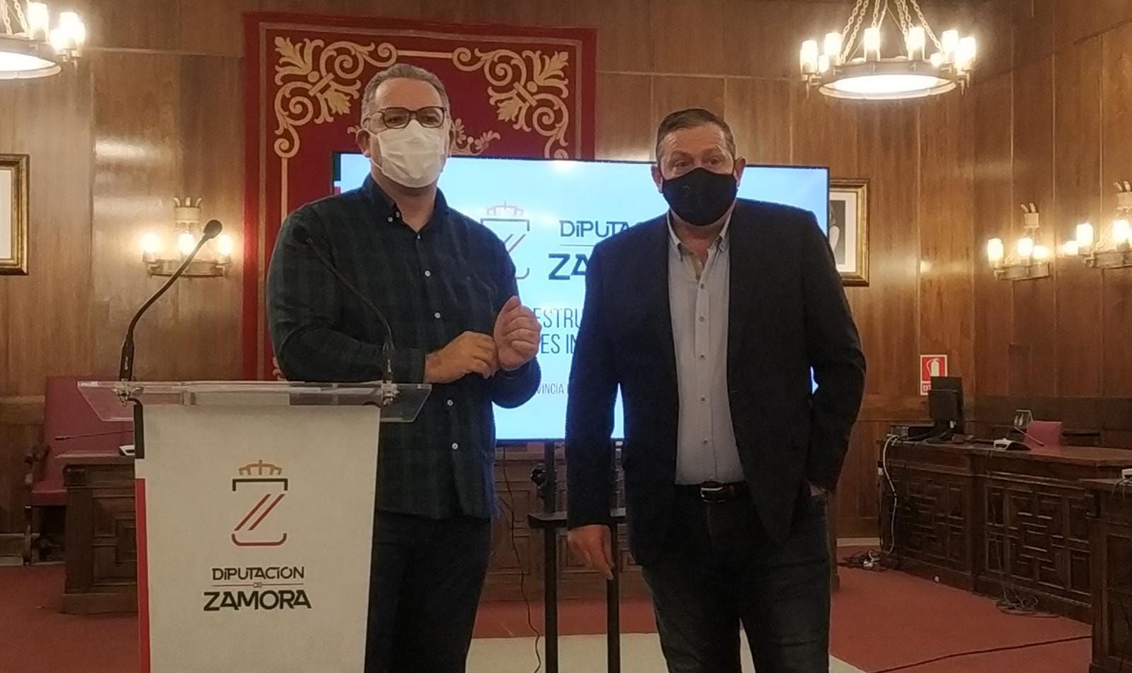 Jesús María Prada y Javier Faúndez durante la presentación