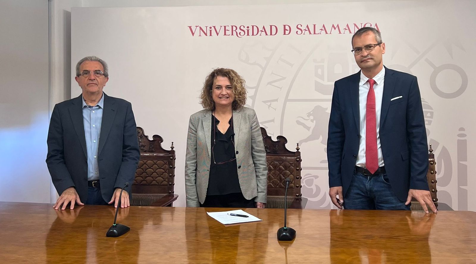 José Carlos Sánchez, Ana Martín y Fermín González