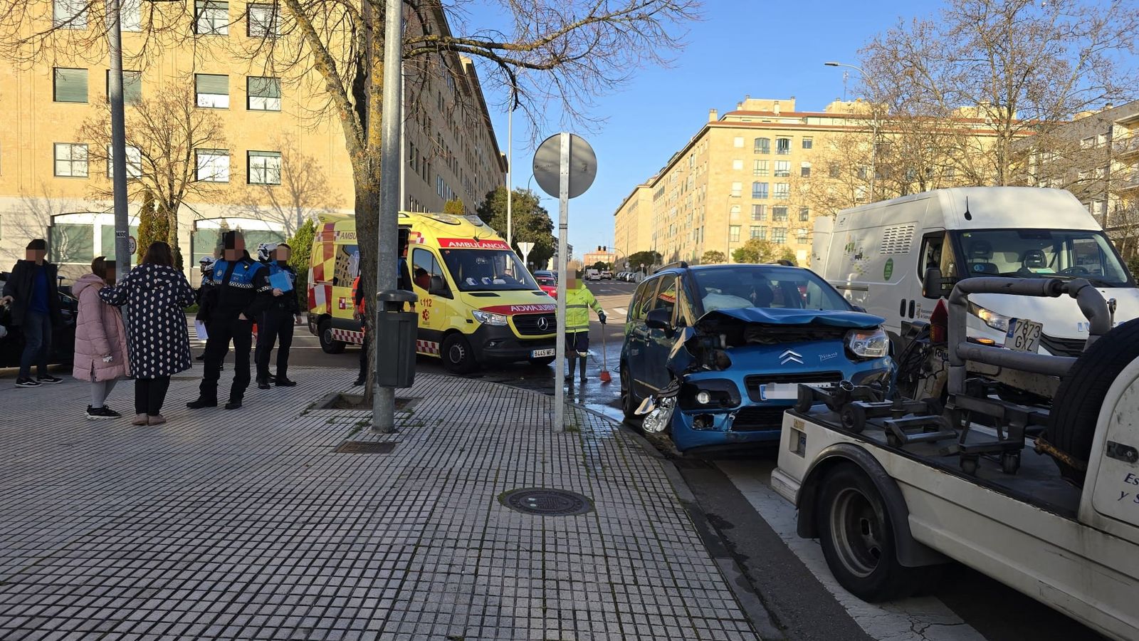 Colisión en calle Astorga