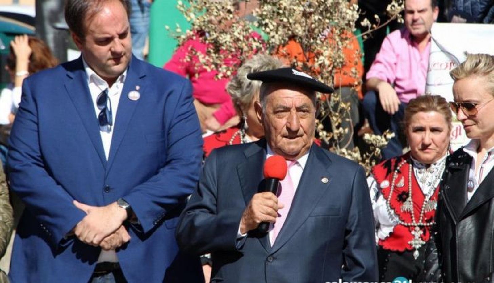 Roberto Martín y Juan José Hidalgo, en la Matanza Típica de Guijuelo