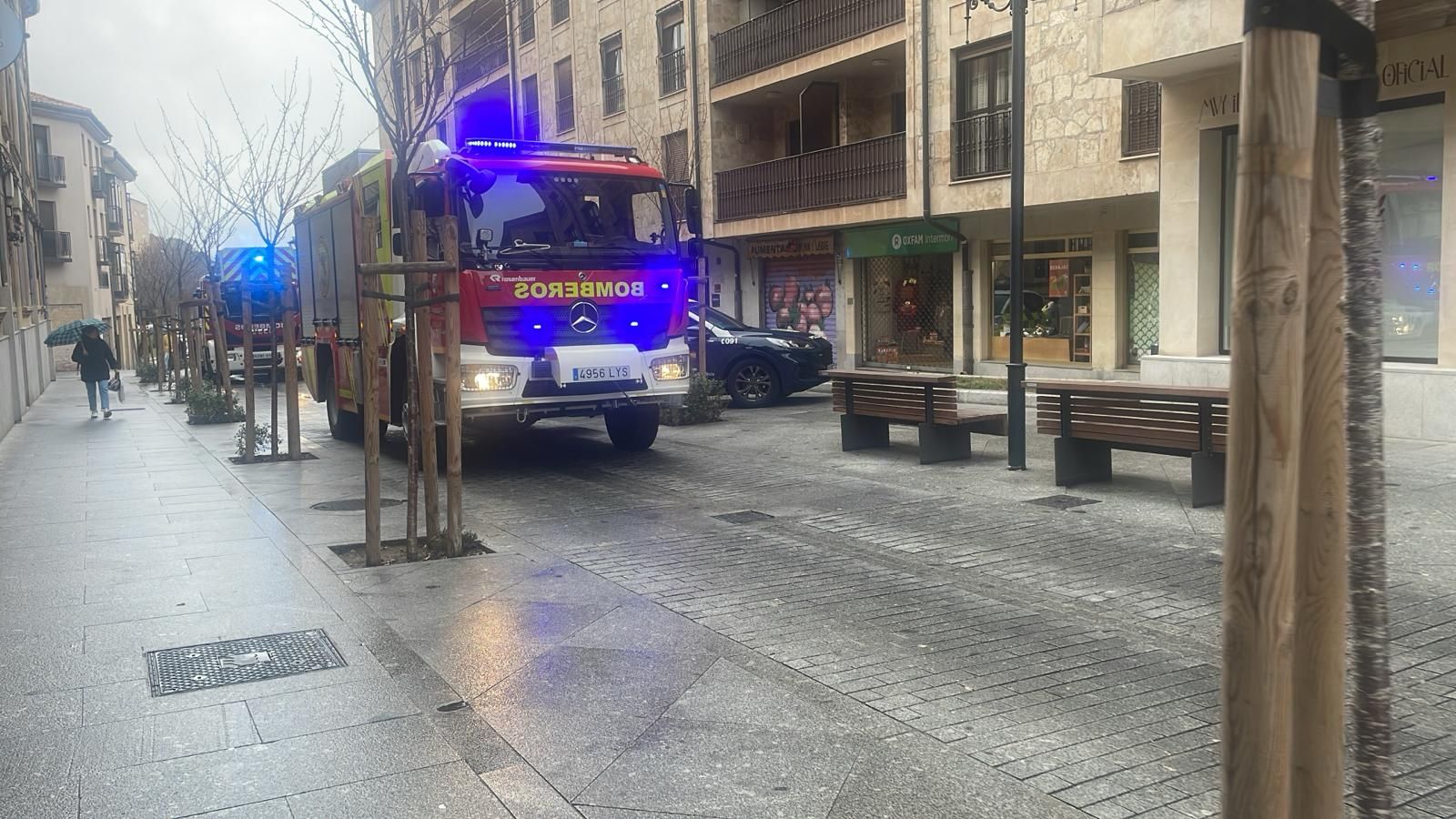 Incendio en la calle Ancha. Incendio en la calle Ancha.