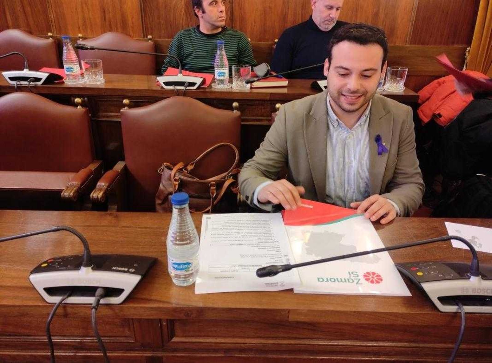 Eloy Tomé en un pleno de la Diputación provincial-Archivo