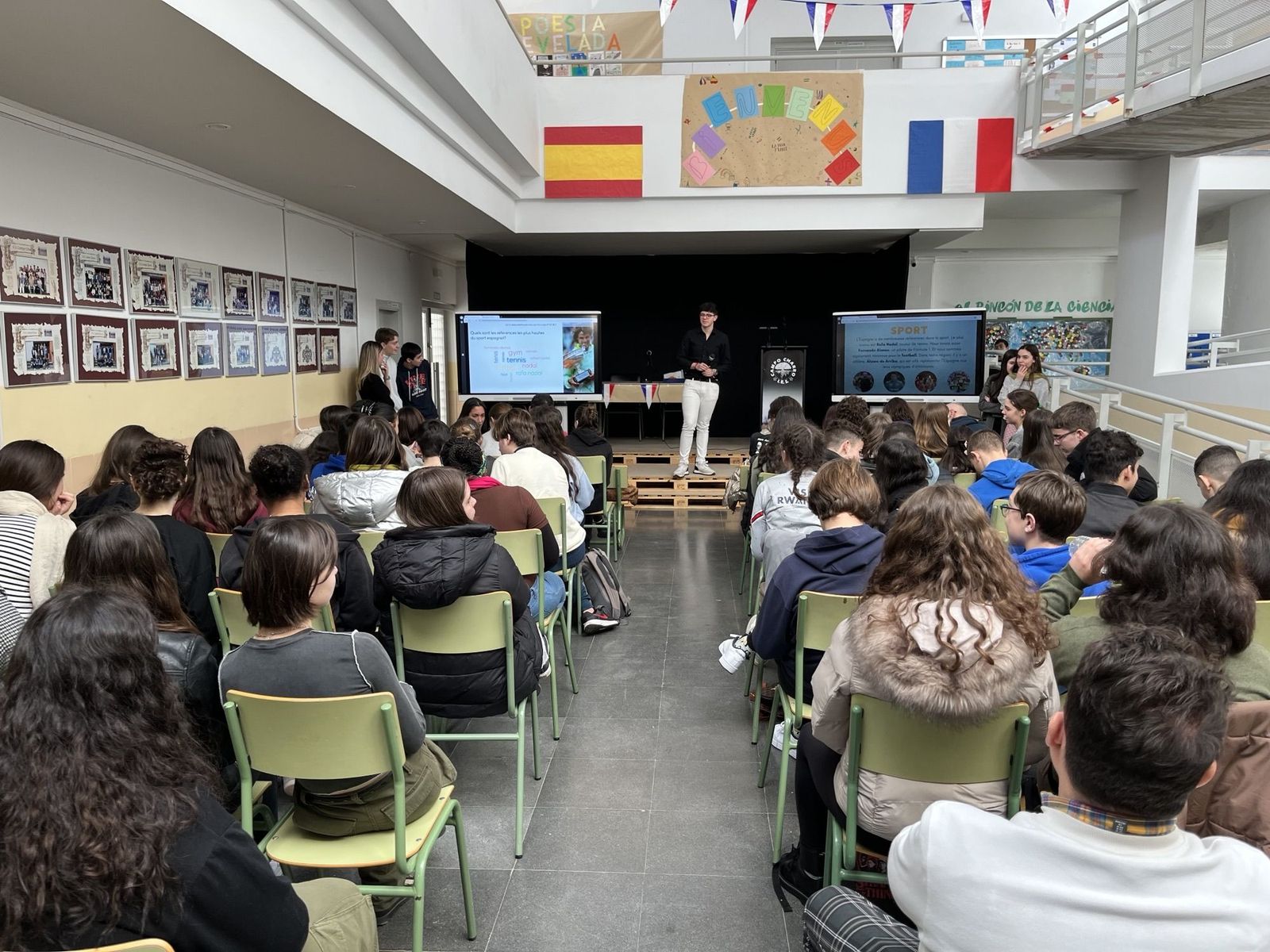 Jornadas de intercambio en el I.E.S. Campo Charro (1)